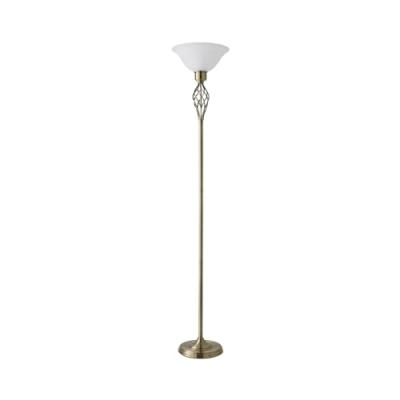 MiniSun Brass Barley Twist Floor Lamp