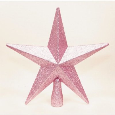 Pink Christmas Tree Top Star Topper Glitter…