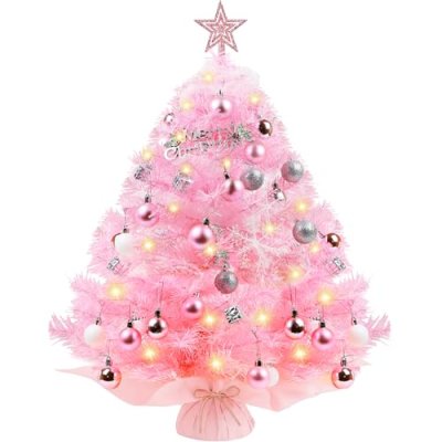 Pink Mini Christmas Tree