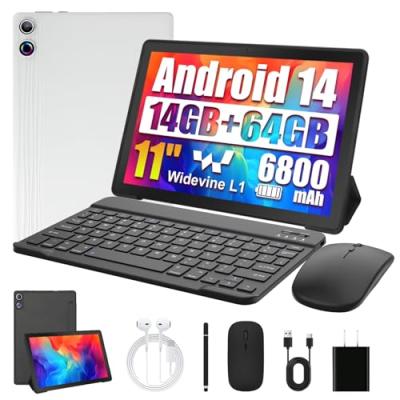 Ainmel Android 14 Tablet, Octa-Core, 14GB RAM
