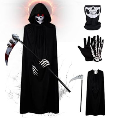Sinoeem Grim Reaper Costume Set
