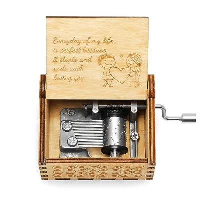 ZUGATI Vintage Wooden Music Box