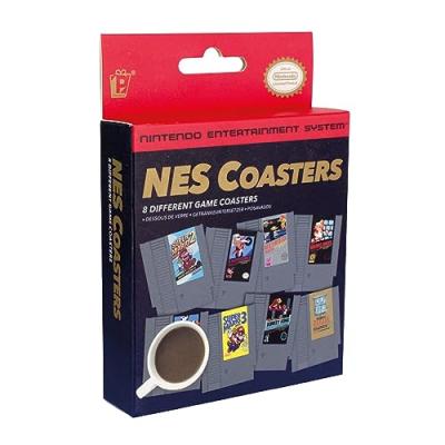 Nintendo NES Cartridge Drink Coasters Set