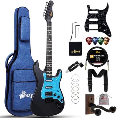 Winzz Adult Electric Guitar with HSS Pickup