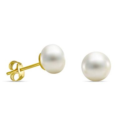 Miore Pearl Stud Earrings