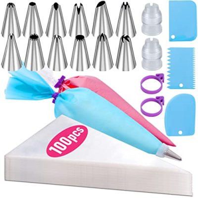 Piping Bags & Nozzles Set