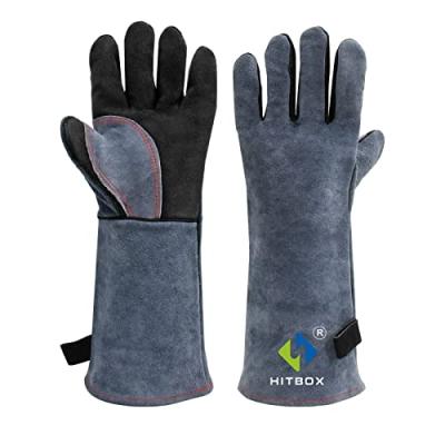 HITBOX Fire Resistant Leather Gloves