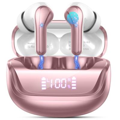 Wireless Earbuds with Noise Cancelling Microphone