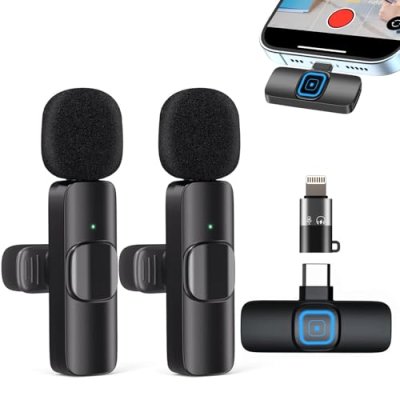Wireless Lavalier Microphone with Noise Reduction
