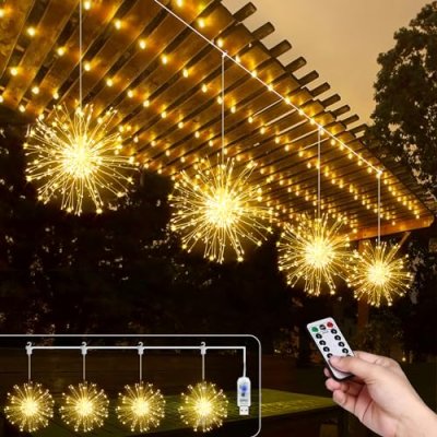 Firework Fairy Lights 4-Pack