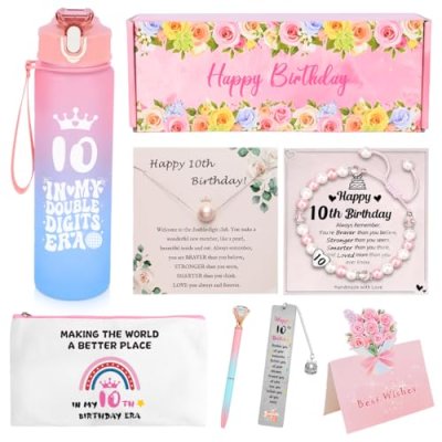 TOSZOLY Girls 10th Birthday Gift Set