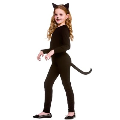 Girls' Black Cat Costume