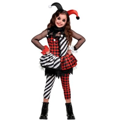 Girls Clown Costume