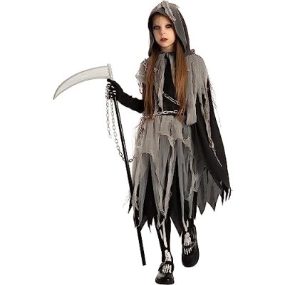 Girls' Grim Reaper Costume