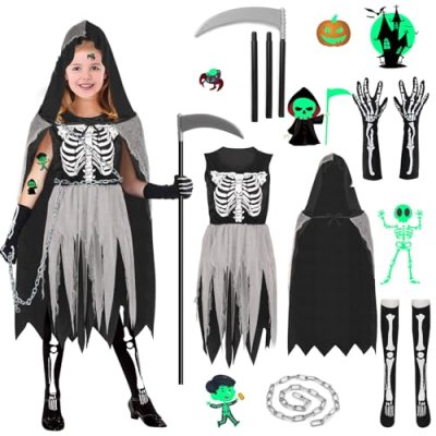 Girls Grim Reaper Costume