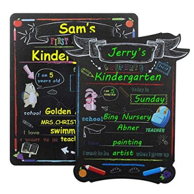 First Day and Last Day of School Sign,2pcs Back…