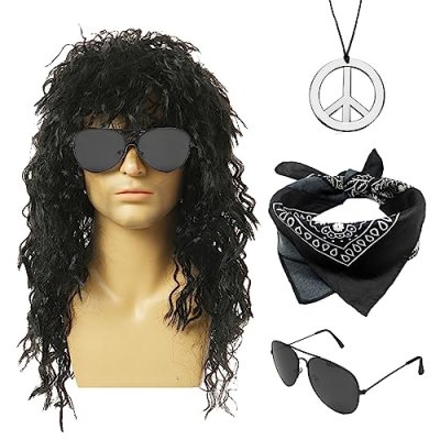 MIVAIUN Disco Wig Set