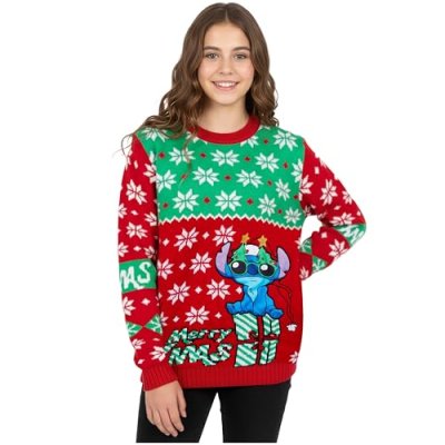 Disney Stitch Christmas Jumper