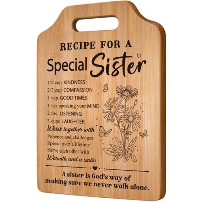 Sister Gifts – Bamboo Cutting Board