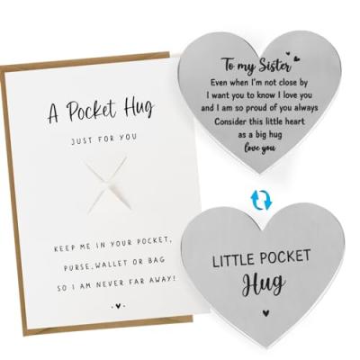 COLOFALLA Sister Gifts Pocket Hug