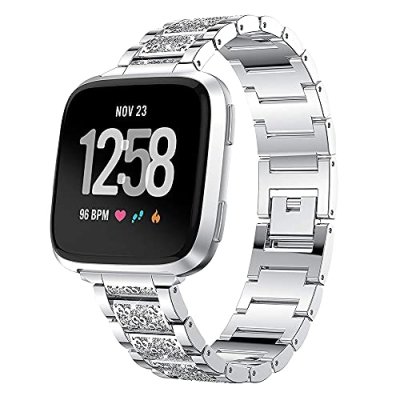 AISPORTS Fitbit Versa 2 Metal Bracelet