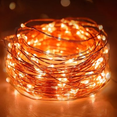 Litogo Battery Fairy Lights, 3M Orange