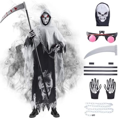 Aitsite Kids Grim Reaper Costume