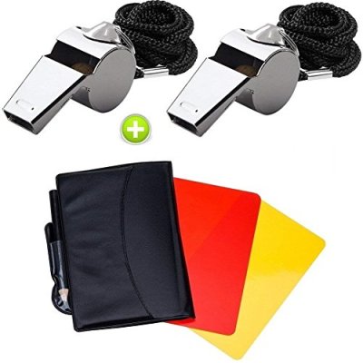 Giveet 2PCS Metal Whistle with Sports Referee…