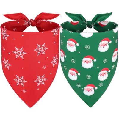 Vivifying Christmas Dog Bandanas
