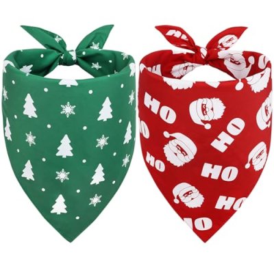 Vivifying Christmas Dog Bandanas