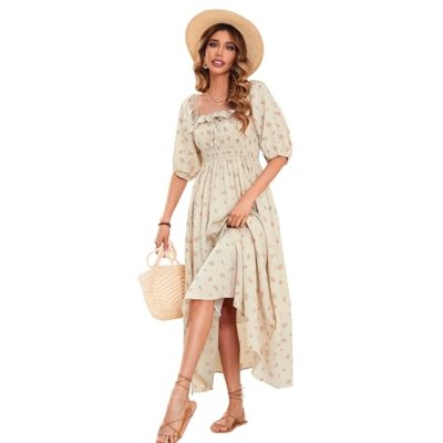 R.Vivimos Floral Midi Dress