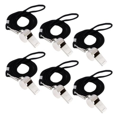 Liwein 25Pcs Coach Whistle, Sport Whistle with…