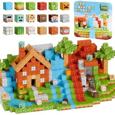 Pixel Cube Magnetic Building Blocks