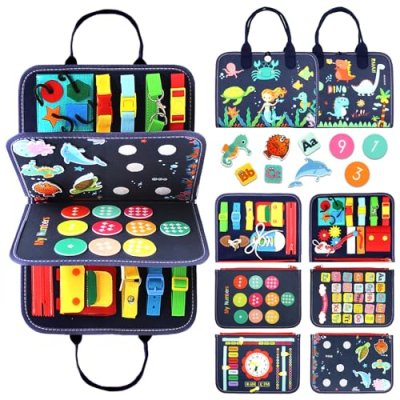 Qizfun Montessori Busy Board