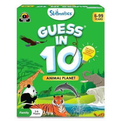 Skillmatics Guess in 10 Animal Planet