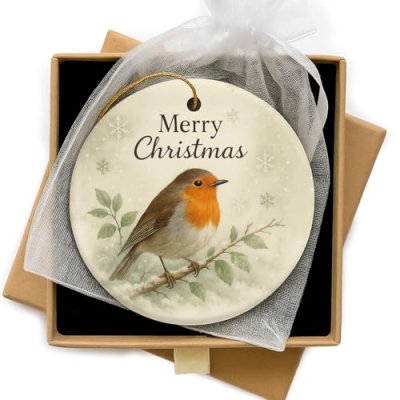 Glad Gua Robin Christmas Ornament