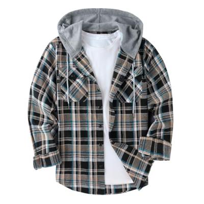GEEK LIGHTING Plaid Flannel Shirt