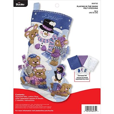 Plaid Enterprises Felt Stocking KIT, Cotton,…