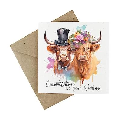 Plantable Wedding Day Card