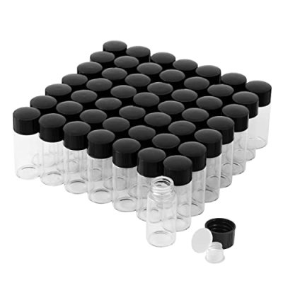 Glass Sample Vials with Stoppers