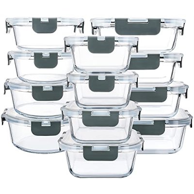 MCIRCO Glass Food Storage Set