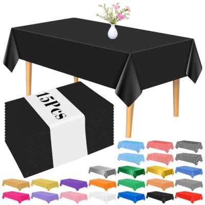 PLULON Plastic Tablecloths