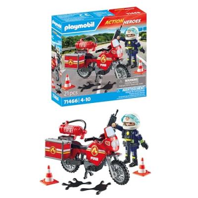 Playmobil Action Heroes Motorcycle Playset