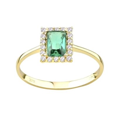 Old English Jewellers 9ct Yellow Gold Emerald Cut…