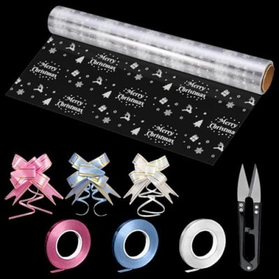 PYGHAP Clear Cellophane Wrap