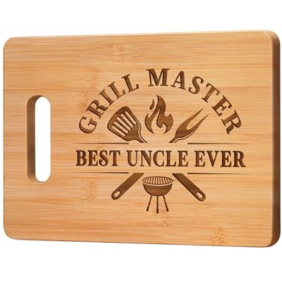 Gleevara Bamboo Chopping Board for Uncle