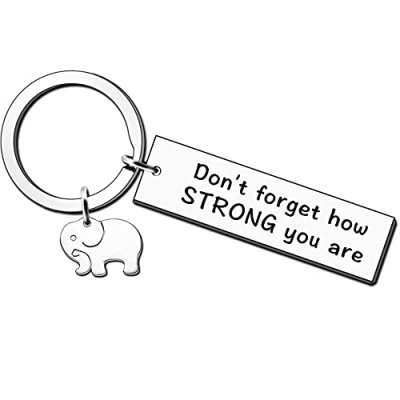 AMZQ Elephant Keyring