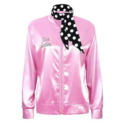 Aleshime Pink 1950s Jacket