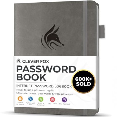 Clever Fox Password Book