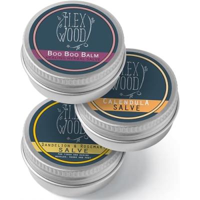 Ilex Wood Herbal Salve Gift Set